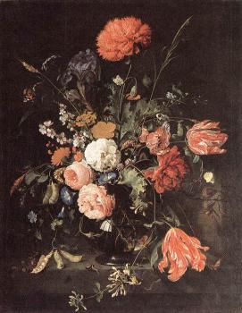 Jan Davidsz De Heem : Vase of Flowers II